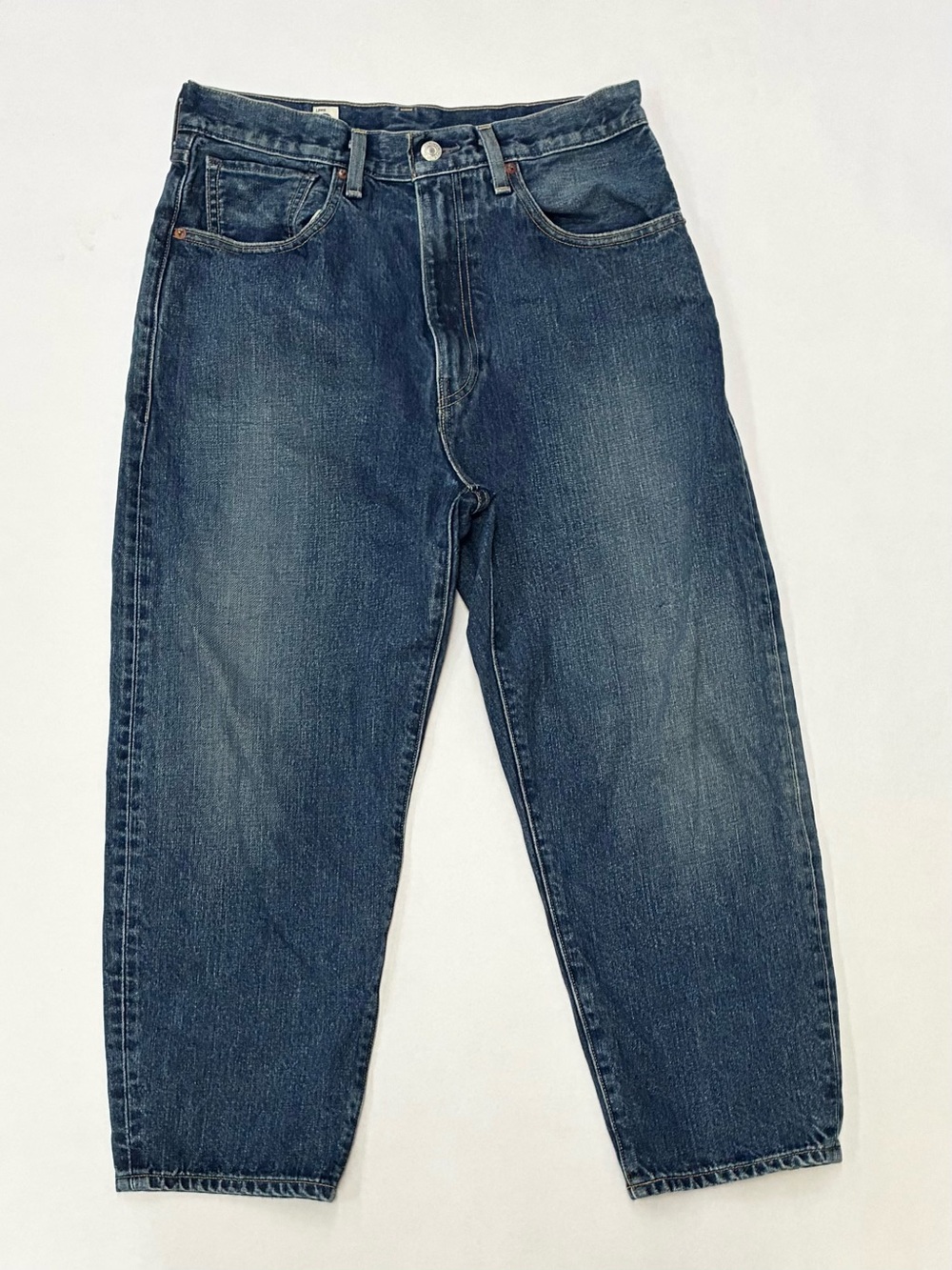 Levi's Women’s Barrel Jeans Made in Japan W28 12” rise crop leg